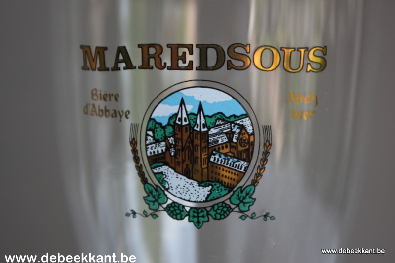Oud bierglas MAREDSOUS